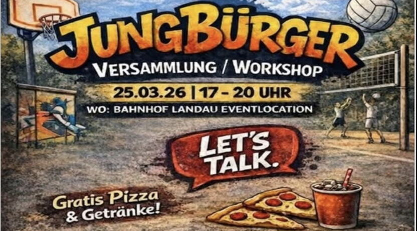Flyer für Jungbürgerversammlung
